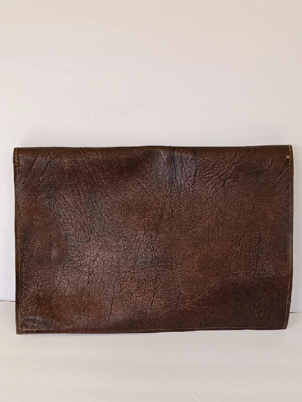 Rare Hartmann Vintage Embossed Leather Document Folio Briefcase Portfolio